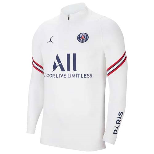 Camiseta Paris Saint Germain Strike Top ML 2021-2022 Blanco